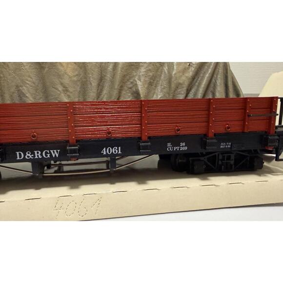 LGB 4061 D&RGW Gondola Car G Scale w/ Load & Box - Picture 1 of 8